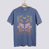 Luna Moth Comfort Colors Tee Nature-Inspired Unisex Fit - Blue Jean