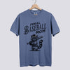 Feral Baseball Mom Comfort Colors Tee - Blue Jean