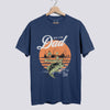 Reel Cool Dad Comfort Colors Tee - Denim