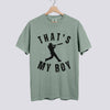 That’s My Boy Baseball Comfort Colors Shirt - Personalized Name on Back - Bay