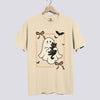 Cute Ghost and Black Cat Comfort Colors Tee - Ivory