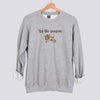 Minimalist 'Tis the Season Football Sweatshirt - Sport Grey