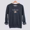 Minimalist 'Tis the Season Football Sweatshirt - Dark Heather