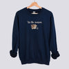 Minimalist 'Tis the Season Football Sweatshirt - Navy