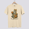 Retro Patchwork Ghost Basketball Comfort Colors Tee - Ivory