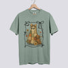 Cute Patchwork Ghost and Dog Comfort Colors Tee - Bay