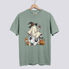 Retro Ghost Soccer Witch Comfort Colors Tee - Bay