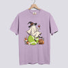 Retro Ghost Tennis Witch Comfort Colors Tee - Orchid