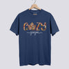 Comfort Colors Retro Patchwork Cozy Season Tee - Denim