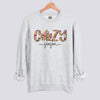 Retro Patchwork Cozy Season Sweatshirt - Ash