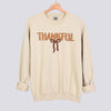 Thankful Bow Sweatshirt - Sand