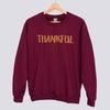Thankful Bow Sweatshirt - Maroon