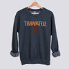 Thankful Bow Sweatshirt - Dark Heather