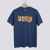 Retro Fall Stamps Comfort Colors Tee - Denim