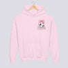 Personalized Pink Bow Soccer Youth Hoodie - Light Pink