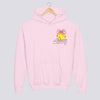 Personalized Pink Bow Softball Youth Hoodie - Light Pink