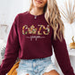 Retro Patchwork Cozy Season Sweatshirt