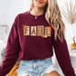 Retro Fall Stamps Sweatshirt