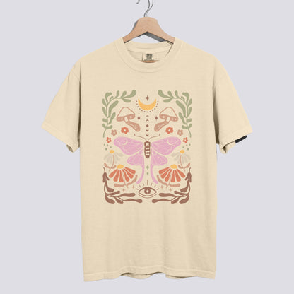 Luna Moth Comfort Colors Tee Nature-Inspired Unisex Fit