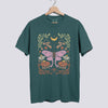 Luna Moth Comfort Colors Tee Nature-Inspired Unisex Fit - Blue Spruce