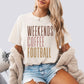 Weekends Coffee Football Comfort Colors Tee Unisex