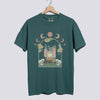 Mystical Fairy Frog Design Comfort Colors Tee - Blue Spruce