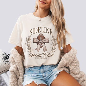 Sideline Social Club Comfort Colors Tee
