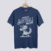 Feral Softball Mom Comfort Colors Tee - Denim