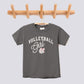 Retro Volleyball Girl Pink Bow Comfort Colors Youth Tee