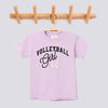 Retro Volleyball Girl Pink Bow Comfort Colors Youth Tee - Orchid