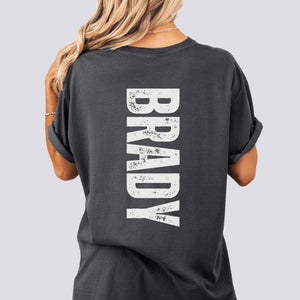 That’s My Boy Baseball Comfort Colors Shirt - Personalized Name on Back