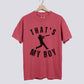 That’s My Boy Baseball Comfort Colors Shirt - Personalized Name on Back