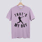 That’s My Boy Baseball Comfort Colors Shirt - Personalized Name on Back