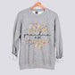 Personalized Floral Sweatshirt - Custom Name & Est. Date