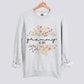 Personalized Floral Sweatshirt - Custom Name & Est. Date