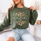 Personalized Floral Sweatshirt - Custom Name & Est. Date