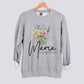 Personalized Floral Mama Sweatshirt - Add Kids Names