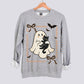 Cute Ghost and Black Cat Sweatshirt