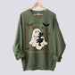 Cute Ghost and Black Cat Sweatshirt
