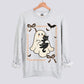 Cute Ghost and Black Cat Sweatshirt