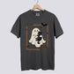 Cute Ghost and Black Cat Comfort Colors Tee
