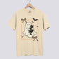 Cute Ghost and Black Cat Comfort Colors Tee