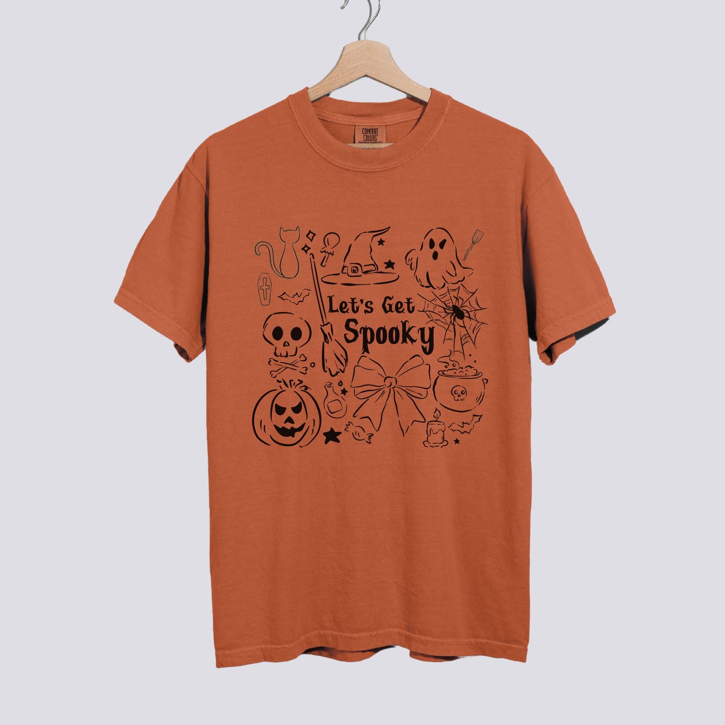 Let’s Get Spooky Halloween Comfort Colors Tee