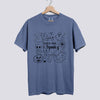 Let’s Get Spooky Halloween Comfort Colors Tee - Blue Jean