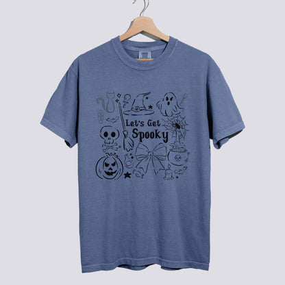 Let’s Get Spooky Halloween Comfort Colors Tee