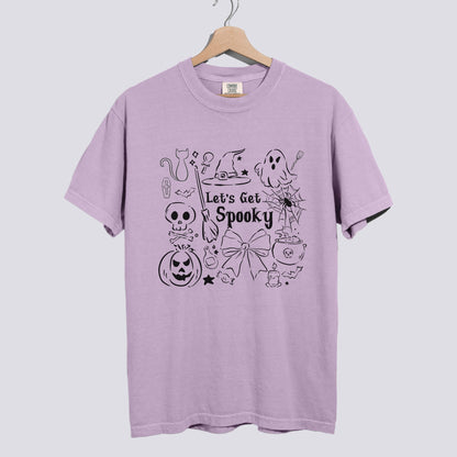 Let’s Get Spooky Halloween Comfort Colors Tee