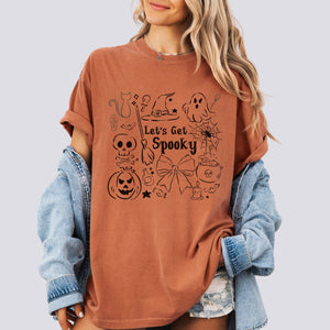 Let’s Get Spooky Halloween Comfort Colors Tee