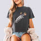 Mystical Monarch Butterfly Skeleton Hand Comfort Colors Crop Top