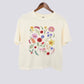 Boho Wildflowers Comfort Colors Crop Top