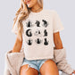 Mystical Celestial Cat Comfort Colors Crop Top